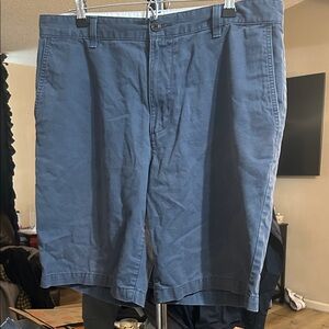 Dockers Men's Navy Flat Front Shorts